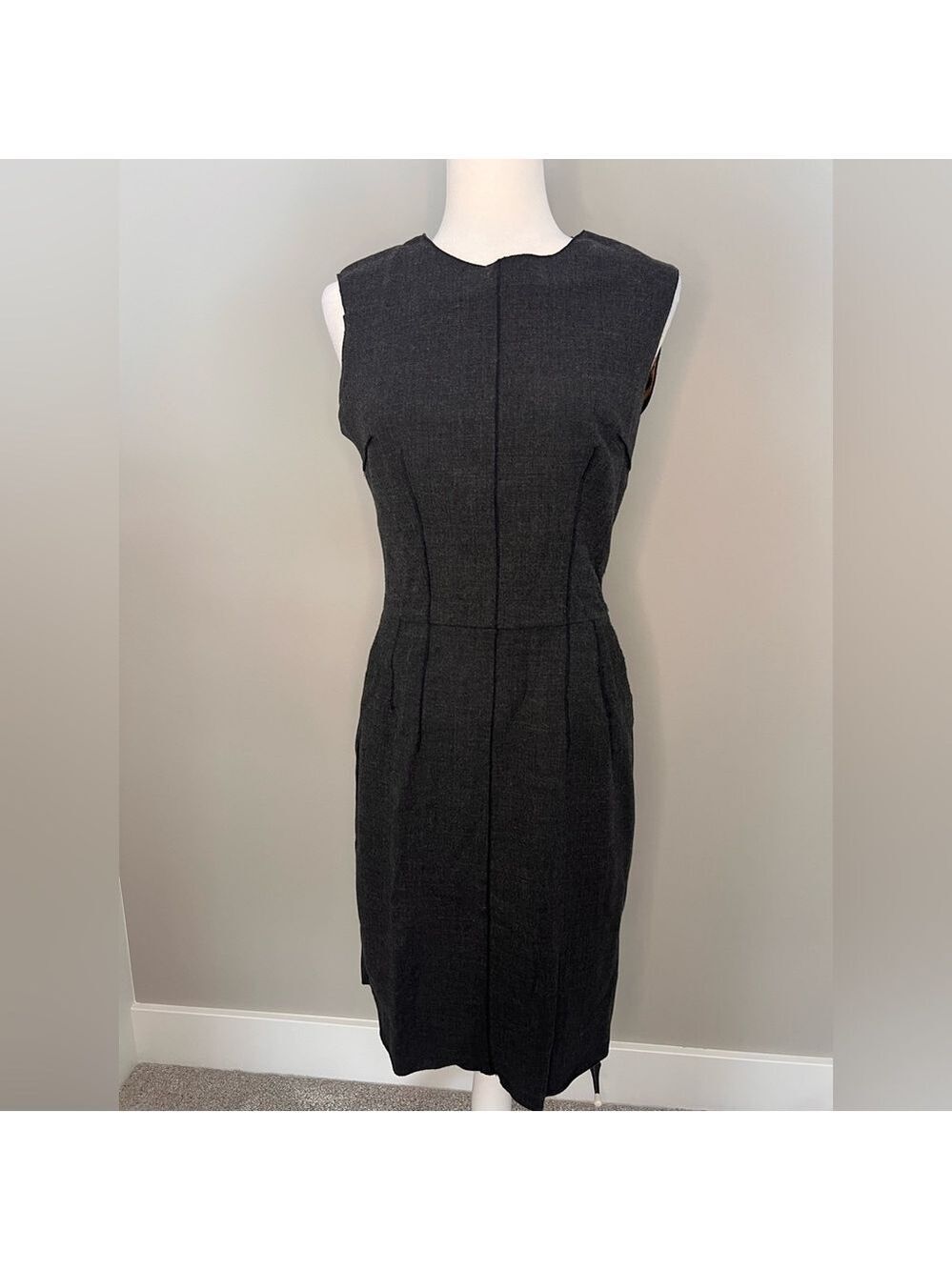 Dolce & Gabbana Charcoal Midi Dress